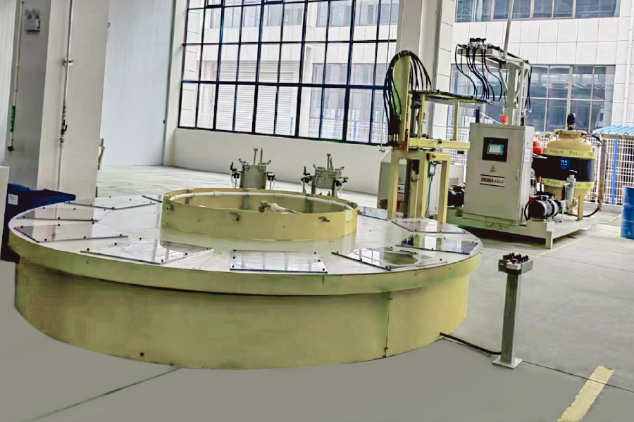 Turntable Köpük Enjeksiyon Makinesi Üretim Hattı Turntable Köpük Enjeksiyon Makinesi Üretim Hattı